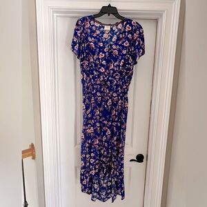Women’s Large Knox Rose Blue Floral Dtess